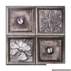 Adesivos de azulejo decorativos adesivos de azulejo pvc autoadesivo à prova d'água cozinha banheiro azulejos decorações de parede 30x30x0.4cm entrega direta dh0pf