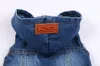 Hundebekleidung Haustier Hund Jeans Overall Hose Denim Katze Welpen Mantel Jacke Frühling Sommer Kleidung Bekleidung 6 Größen 230419