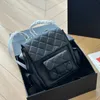 A5 Designer Duma ryggsäck Kvinnkedjor Bokpåse Läder Fashion Casual Lady Mini Shoulder Bags Brand Purse