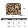 Briefcases Zipper Laptop Notebook Sleeve Cover Bag Leopard Print Fur Look Computer Liner 10 12 13 15 17 Inch Shockproof Case