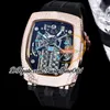 Bugatti Chiron Tourbillon Autoamtic Mens Watch 16 Cylinder Engine Skeleton Dial Iced Out Diamonds inlay Case Red Stick Rubber Strap trustytime001Watches BU200.40