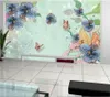 Wallpapers 3D Custom Po Wallpaper Fluorescent Beautiful Stereoscopic Iewelry Flower Wall Mural Home Decor Papers