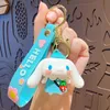 Cartoon Cute Fruit Big Ear Dog Keychain Couple Exquisite School Bag Pendant Car Keychain Small Gift