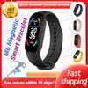 Polsband M6 Magnetic Smart Smart Bracelet Sport Bluetooth elektronische armband hartslag bloeddruk bloed zuurstofbewaking