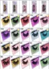 Muliti Farbe Falsche Wimpern Weiches Licht Gefälschte 3D Glitter Wimpern Verlängerung Nerz Wimpern Mit Pinzette Pinsel Make-Up4170403