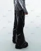 Мужские джинсы Американские модные широкие брюки в полоску с паутиной в полоску мужские Y2K Свободные широкие брюки прямого кроя с высокой талией в готическом стиле 231120