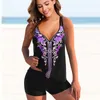 Dames badmode dames strandkleding zwem zomer zwemkleding badkleding badpak twee stukken bikini sets badpakken dames tankini sets bloemen bloemen s-6xl 230420