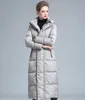 Women's Jacket's winter clothing puffer zipper down coat 8XL size 4XL black gray navy blue thick warm 7XL long jacket 231118