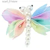 2 pièces mignon perle papillon pinces à cheveux pour filles doux enfants épingles à cheveux Barrette été chapeaux cheveux accessoires cheveux ornement ClipL231214