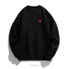 Moletons Masculinos Moletons 21s Designer Play Commes Jumpers Des Garcons Letras Bordados Pulôver Manga Comprida Feminino Vermelho Coração Solto De s021