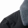 Erkekler Down Parkas Kış Ceket Erkekler Sıcak Ceket Dış Giyim Tasarımı Gündelik Kalın Kürk Yaka Parka Palto Kore Moda Versiyonu Rüzgar Dergisi 231120