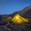 Tiendas de campaña y refugios 3F UL GEAR Lanshan1pro Persona individual Camping al aire libre Ultraligero A prueba de viento A prueba de lluvia Sin pole para 231120