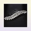 Coreano Sposa Pettine Vintage Argento Colore Donne Strass Cristalli Pettini per capelli Gioielli da sposa per capelli Lady Posticci JCH1103255184