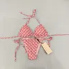 2023 Дизайнерские купальники Женщины Винтажные Tong Micro Cover Up Womens Bikini Sets купальные костюмы для купальных костюмов Summer Beach Wear Sult Sute Size S-xl #88