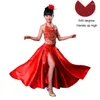 Stage Wear 100-150 cm kinderflamenco Spaanse zigeuner rok meisje buikkostuum meisjes dansjurk koorprestaties jurken