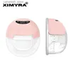 母乳Ximyra S21ポータブル母乳パンプウェアラブル母乳ポンプハンズフリーミルク抽出器ワイヤレスオートマチックミルカーアクセサリーBPA無料Q231120