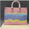 Borse a tracolla firmate da donna Borse a mano Borse in rilievo Fiore ONTHEGO GM MM in pelle Shopping Borsa Louiseitys viutonitys Borsa Lvity Zaino femminile