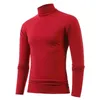 Herren-T-Shirts, männlich, hoher Kragen, Winter, warmes T-Shirt, modische Thermo-Unterwäsche, Basic-Bluse, Pullover, Langarm-Top