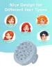 Escova de shampoo de cabelo Heeta Scalp Care Haves Brushes com massageiro de couro de silicone macio logotipo de impressão personalizável U0426