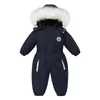 Jaquetas 30 Inverno Roupas de Bebê Engrossar Macacões Quentes Snowsuits Menina Menino Com Capuz Jaqueta Impermeável Macacão Ternos De Esqui Crianças Casaco Outerwear 231120