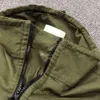 High Quality Men's Brand Topstoney Jackets Fashion Washed Half Zipper Tooling Casual Embroidered Badge Jacket Stones Island Cp Hoodie Bqat 178