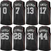 Printed Basketball Man Women Marcus Sasser Jersey 25 Kevin Knox II 24 Bojan Bogdanovic 44 Alec Burks 14 Ausar Thompson 9 Joe Harris 31 City Shirt Classic Breathable