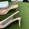 2023 sapatos de vestido saltos altos sandálias bombas de casamento feminino sapatos femininos designer de verão de ponta de pós -lança preta