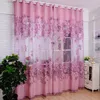 Tenda Top Finel Tulle In Translucidus Window Jacquard Voile ricamato Tende trasparenti per soggiorno Pannello camera da letto