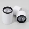 Taklampor LED -ytmonterad 90 ° roterbar vit justerbar nedljus 7W glödlampa Spotlight 3000K 4000K 6000K