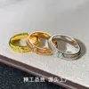 Tiffanyhsqrings Jewelry t doubletフルダイヤモンドリング女性vゴールド多目的パーソナライズされたファッションリング