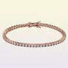 Brins de perles chaînes de tennis européennes et américaines marée Bracelet pour hommes 3mm Bracelet de tennis Bracelet5051491