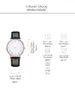 Relógios de pulso Ultra Men's Watches Minimalist Assista Feminino Presente ideal para namorada Moda Couro Número do relógio digital Relógio