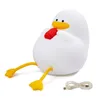 Night Lights USB Rechargeable Dimmable Cute Duck Lamp Kids Bedroom Light Portable Gift