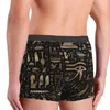 Sous-vêtements Hiéroglyphes égyptiens anciens Sous-vêtements Hommes Sexy Imprimé Personnalisé Egypte Art Boxer Shorts Culottes