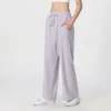 Lu Lu Pant Align Lässige hoch taillierte Sport-Yoga-Zitronen-Fitness-gerade Hose für Damen, weites Bein, lockerer Anzug LL