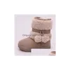 Bottes Filles Neige Mode Confortable Épais Chaud Enfants Lobbing Ball Enfants Hiver Mignon Garçons Princesse Chaussures 220924 Drop Livraison Bébé Dhr7Z