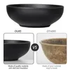 Dinnerware Sets Soup Bowl Black Melamine Ceramics Japanese Style Tableware Serving Asian Noodles