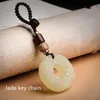 Keychains Used For Various Types Of Car Key Rings And Bags Jade Chain Lucky Peace Beautiful DecorationKeychains