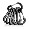 5 PCSCARABINERS 2023 NOWOŚĆ 6PCS BLUCZ BLUKACJA BUCKLE Outdoor Tools Carabiner Backpack Camping Booms Multi-Use Haish Hook Snap Clip P230420