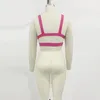 Kadın Tankları Seksi Kısa Turuncu Gül Pembe Gri Moda V Üstü Kadın Yüksek Kaliteli Spagetti Kayış Mini Kulüp Bodycon Bandage Camis