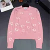 Women's Sweaters Designer 23 Autumn/winter New Girls' Sweater Female Letter Embroidered Round Neck Long Sleeve Top Knit 8F9Q