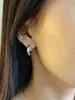 Серьги на спине из стерлингового серебра S925 с бриллиантами для мужчин и женщин, индивидуальная пряжка для ушей