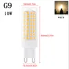 Regulable E12 G9 10W bombilla Led para lámpara E14 3W 5W 9W lámparas de maíz Mini 102 LEDs 2835 SMD luces de silicona 110V 220V iluminación de araña