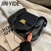 Avondtassen jin yide flap tassen voor vrouwen 2023 De nieuwste trendontwerper kleine crossbody handtassen en portemonnees eenvoudige massieve schoudertas bolsas