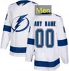 Aangepaste heren dames Tampa''Bay''Lightning''Hockey Jerseys 86 Nikita Kucherov 21 Brayden Point 84 Tanner Jeannot 28 Ian Cole 84 Erik Cernak 17 Pat Maroon