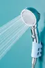 Bathroom Shower Heads Strong Attachable Bath Head Holder Movable Bracket Powerful Suction Seat Chuck Cup 230419