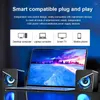 Kombinationshögtalare v116 mini datorhögtalare USB WIRED 3D 4D Stereo Sound Surround Loudspeaker LED Light för PC Laptop Desktop Smartphone