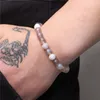 Strang Männer Armband Naturstein Achate Perlen Bunte Matt Streifen Chakra Perlen Frauen Männlichen Schmuck