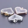 Pendant Necklaces 1Pc Trendy Heart Glass Memory Relicario Colgantes Diy Women Romantic Living Medaillon Chain Jewelry Wholesale