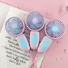 Feestvriend cadeau bloem schattig mini usb opladen draagbare handheld fan 2023 fan kids outdoor cooler fanfarty cadeau